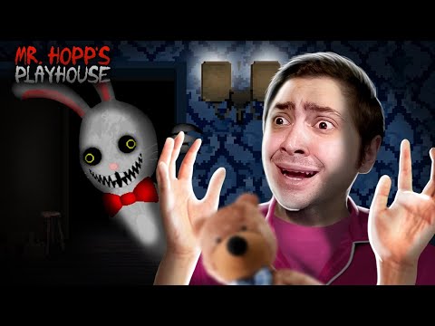 alanzoka jogando Mr. Hopp's Playhouse, jogo de terror