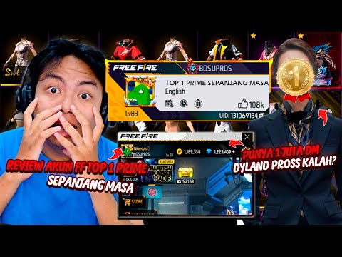 I REVIEW THE TOP 1 PRIME ACCOUNT OF ALL TIME IN INDONESIA! I HAVE MILLIONS OF DIAMONDS! 😭