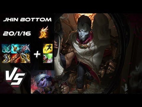 BOTTOM Jhin vs Tristana - NA Challenger Patch 14.9