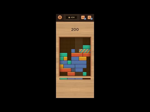 Falling Blocks: Sliding Puzzle - free offline block puzzle game for Android - gameplay.