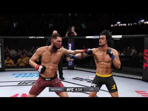Jorge Masvidal vs. Bruce Lee (EA Sports UFC 3) - Crazy UFC 👊🤪