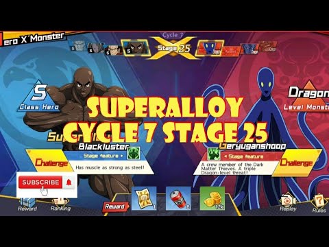 SUPERALLOY CYCLE 7 STAGE 25 "ONE PUNCH MAN: The Strongest"