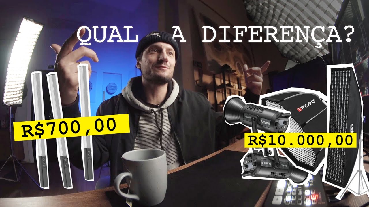 Criando SETUP de iluminação para YouTuber - WORKSHOP