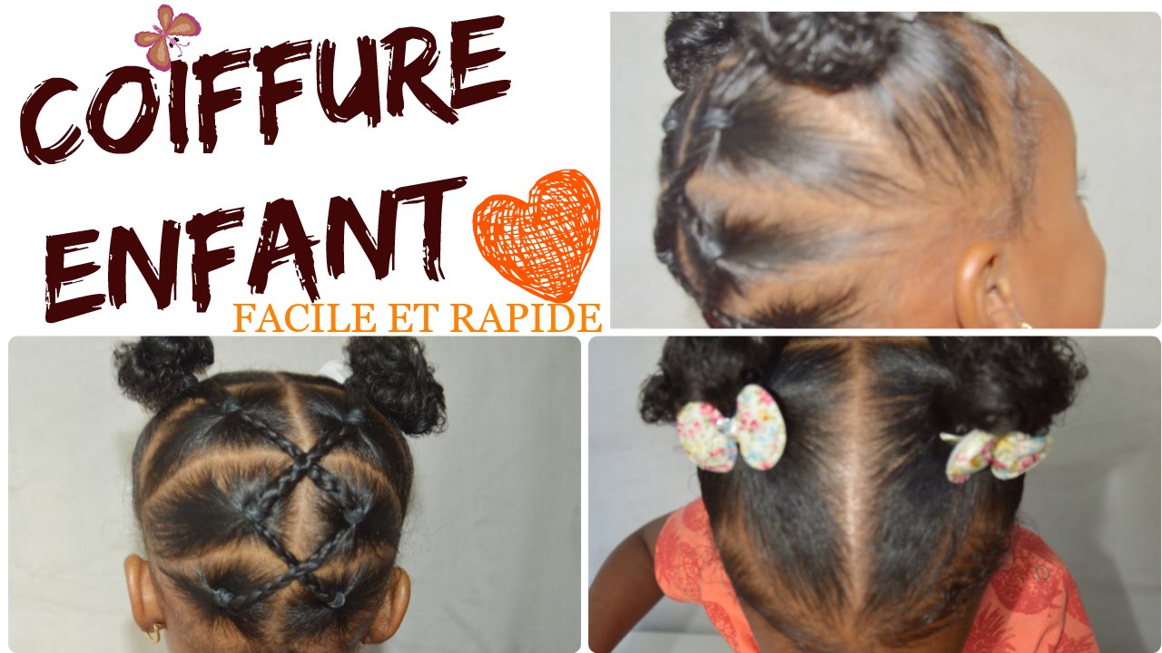 Coiffure simple pour l'école 🎒 ✏️✰[TUTO] Tout type de cheveux ( bouclés, crépus, lisses...)
