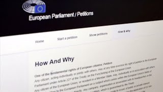 Your Right to petition the European Parliament