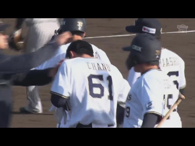 【ファーム】しぶとく食らいついた!! バファローズ・茶野篤政 サヨナラのタイムリー内野安打!!  2024年3月27日 オリックス・バファローズ 対 阪神タイガース