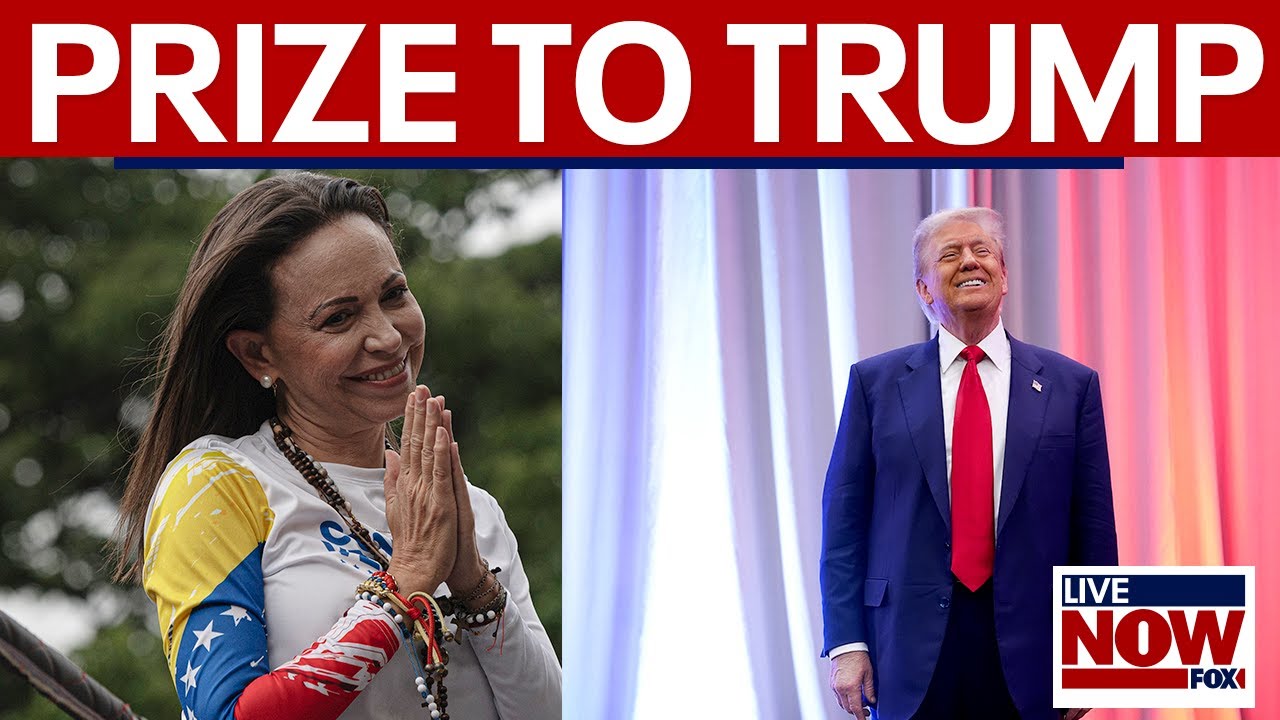 Machado dedicates Nobel Peace Prize to President Trump