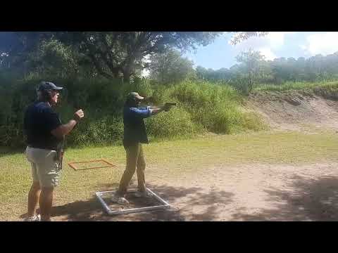 First time shooting steel targets - IDPA (unofficial) Stage CZ P09 Nocturne  - SSP division