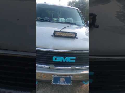 Lightbar has been removed! #yukon #automobile #workinprogress #shorts #gmc