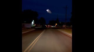 Real UFO Sighting !  Alien Object Chased From Harvard Park !