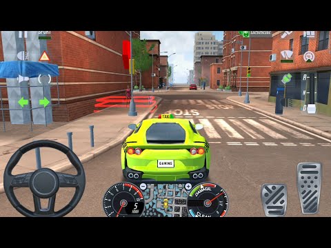 City Taxi Sim 3D - Realistic Car Driving Games Android iOS Gameplay #66