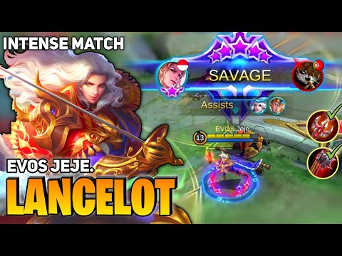 SAVAGE Perfect! [Former Top 1 Global Lancelot] By Evos Jeje. - Mobile Legend