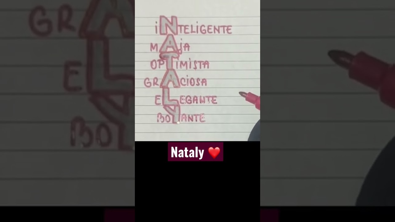 Significado del nombre NATALY #significado #nombre #nataly