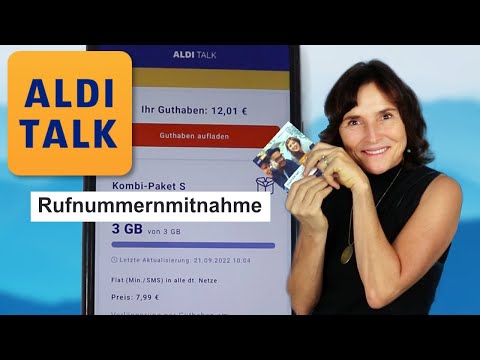 AldiTalk App und Rufnummernmitnahme zu App Aldi Talk