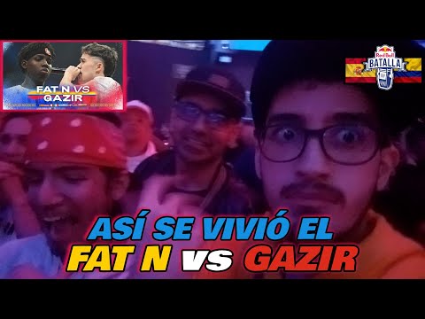 🔴COLOMBIANOS REACCIONAN desde el PÚBLICO a FAT N vs GAZIR - ¿RÉPLICA? [RED BULL INTERNACIONAL 2023]