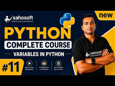 Variables In Python Python Ai Based Complete Python Course Series 2026 Lecture 7