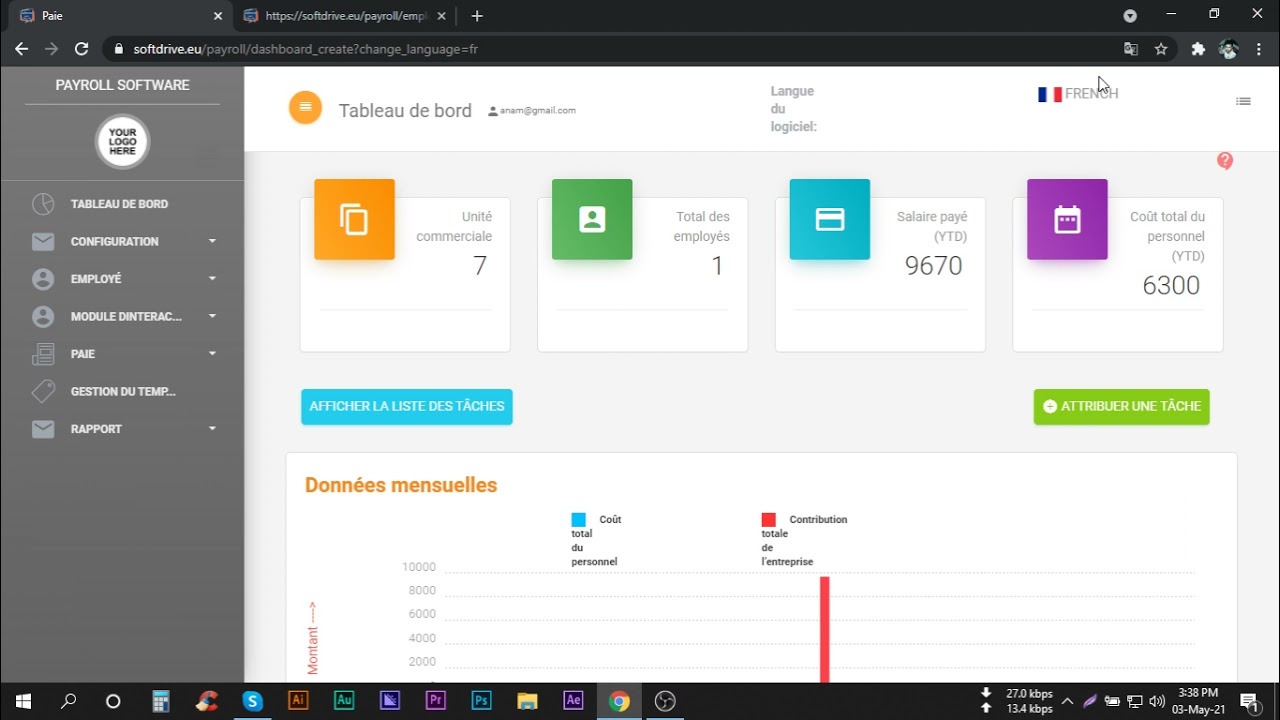 Multi Language Payroll Software