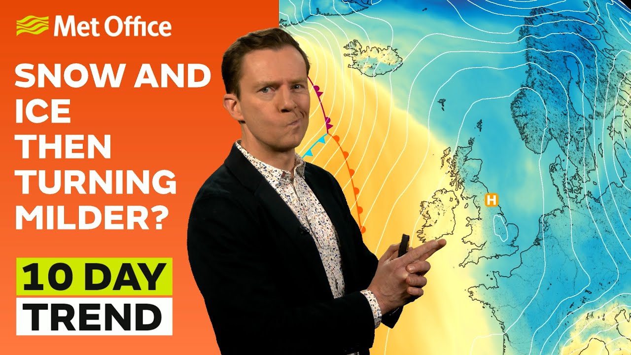 10 Day Trend 08/01/2025 – Any more snow? – Met Office weather forecast UK