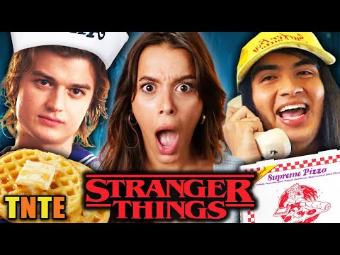Try Not To Eat - Stranger Things (Surfer Boy Pizza, Eggos, New Coke) | People Vs. Food