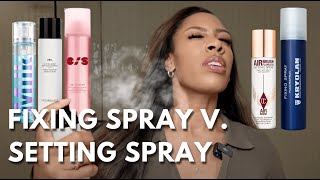 Setting Spray vs. Fixing Spray: The TRUTH
