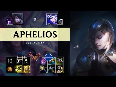 Aphelios ADC vs Ashe: Triple Kill, Dominating - EUW Grandmaster Patch 25.S1.1