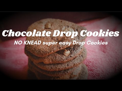 Chocolate Drop Cookies | No Knead super easy Drop Cookies | Pooja Wig