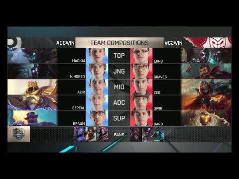 OG vs G2 Game 3 Finals EU LCS Spring Split 2016 Origen vs G2 Esports G3 playoffs Finals Spring