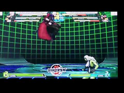 Devastation 2011 MvC3 Winner's Semis: DMG MKZ PR Balrog vs. col.CC.Combofiend