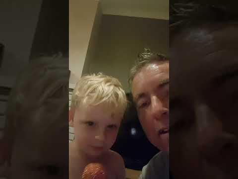 All together now Sweet Caroline....How cute is this little lad ♥️