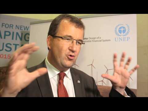 Bertrand Badré of the World Bank: UNEP-AXA Sustainable Finance Symposium
