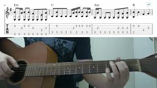all the good girls go to hell (Billie Eilish) - Easy Fingerstyle Guitar Tutorial With Tab