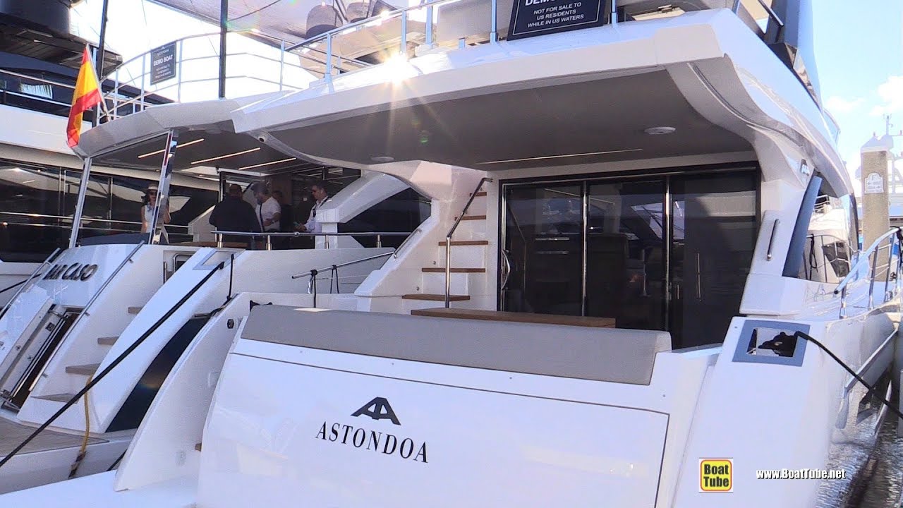 Видеотур по Astondoa 52 Flybridge на FLIBS 2019