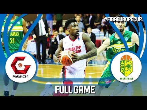 Gaziantep (TUR) v Petrolina AEK (CYP) - Full Game - FIBA Europe Cup 2016/17