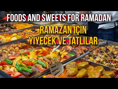 Amazing turkish food street /The best restaurant food in Ramadan
