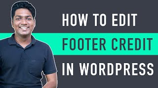 How to Edit Footer Copyright Text in any WordPress Theme