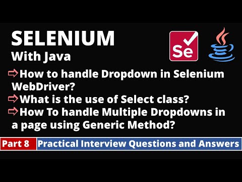 Part1 Selenium with Java Tutorial Practical Interview Questions and Answers Selenium WebDriver