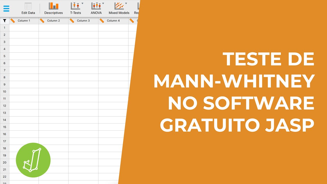 Testes não-paramétricos: Teste de Mann-Whitney no software gratuito JASP