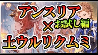 【グラブル】クリスマスアンスリアお試し編