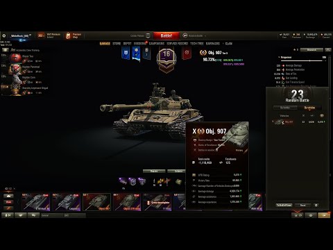 Obj 907 | 3 MOE hunting | 4.6k dpg