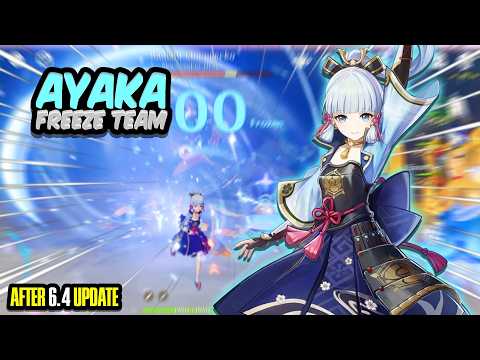 Kamisato AYAKA Meta Cryo Freeze Team | Genshin Impact Luna V 6.4 Update