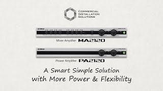 Video thumbnail for Yamaha Power Amplifier "MA2120 and "PA2120" by Yamaha Global