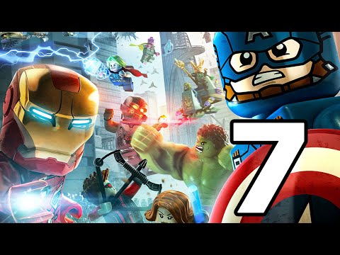 Lego Marvel's Avengers Walkthrough Part 7 - No Commentary Playthrough (PS4)