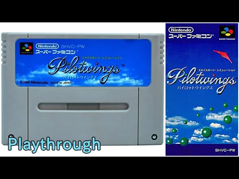 SNES Playthrough Pilotwings (Full Games)