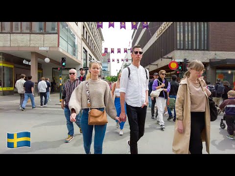 Sweden, Stockholm 4K - City Walking Tour, May 2023
