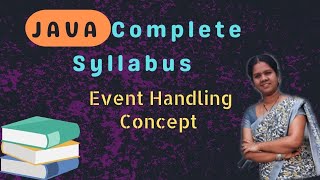 Event handling concepts part 1 in java || java course in telugu