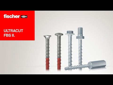 UltraCut FBS II - The high-performance concrete screw for absolute installation ease