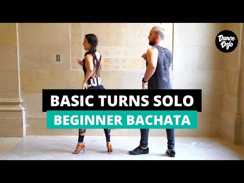 Bachata Basic Turn (Solo Practice) - Bachata Turns for Beginners