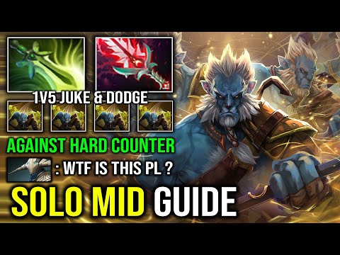 How to Solo Mid PL Even Hard Counter Can't Stop 1v5 Juke & Dodge Created Illusion Army Dota 2