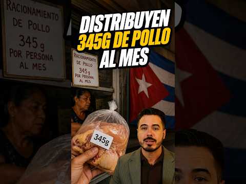 Distribuyen 345g de pollo al mes en Ciego de Ávila mientras comunistas mexicanos pecan de cómplices