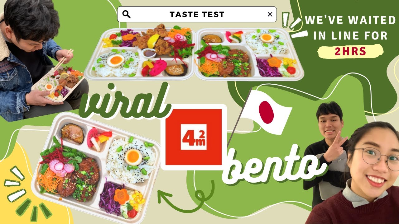 #6 Taste Test | 4m2 - The Authentic Bento that went Viral in Paris - Is It Worth It